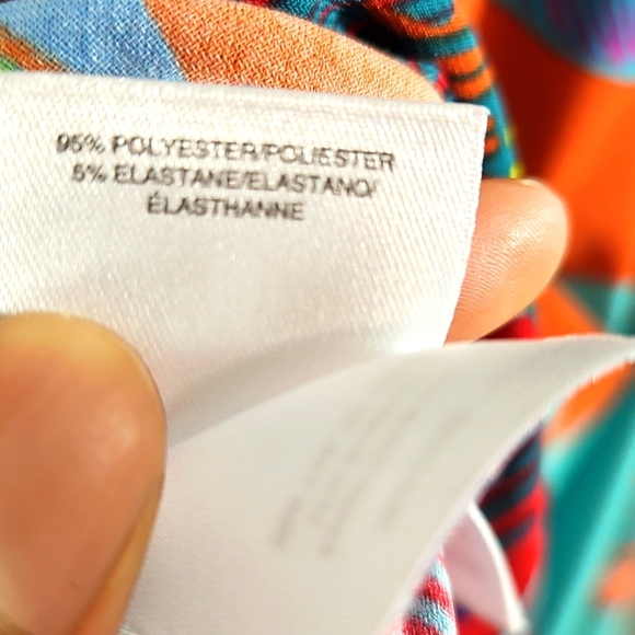 Anne Klien Floral Sleeveless Dress Size Large - Picture 5 of 6